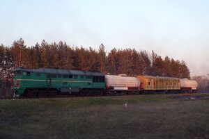 В Луганской области для тушения пожаров вдоль линии разграничения применяют пожарный поезд
