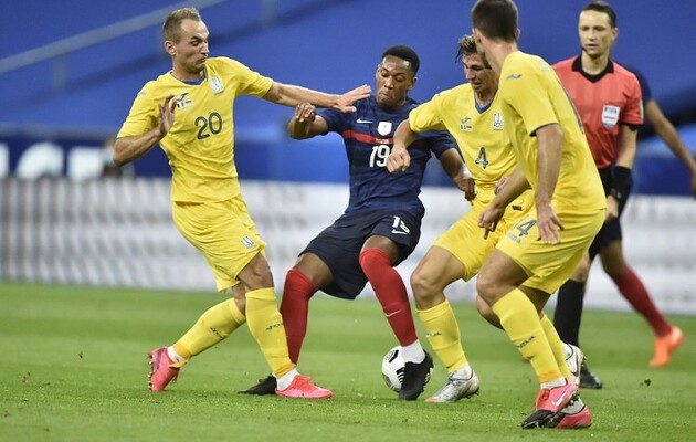 Поражение от Франции стало крупнейшим в истории сборной Украины