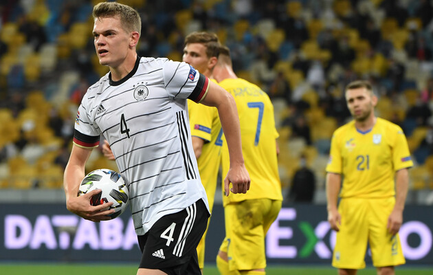 Украина минимально уступила Германии в матче Лиги наций