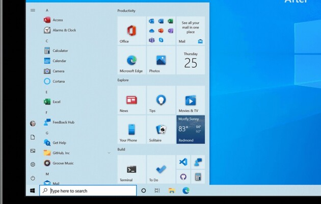 Microsoft обновила меню «Пуск» и браузер в Windows