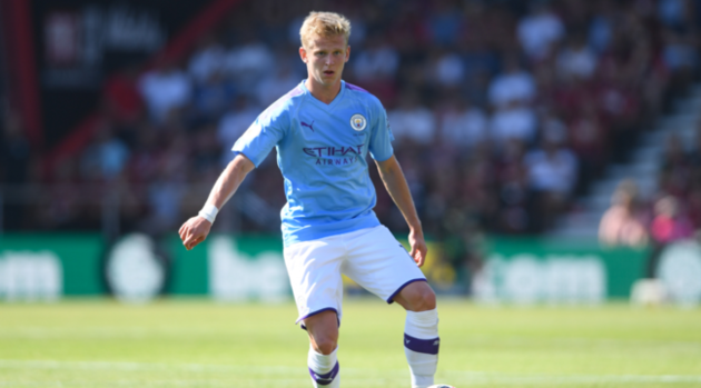 Зинченко дебютировал за "Сити" в новом сезоне