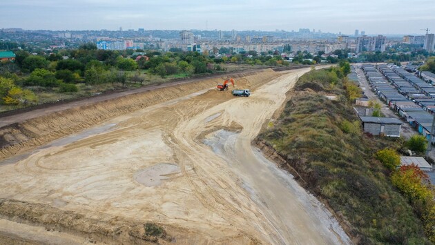 Опубліковані фотографії будівництва об'їзної дороги навколо Дніпра 