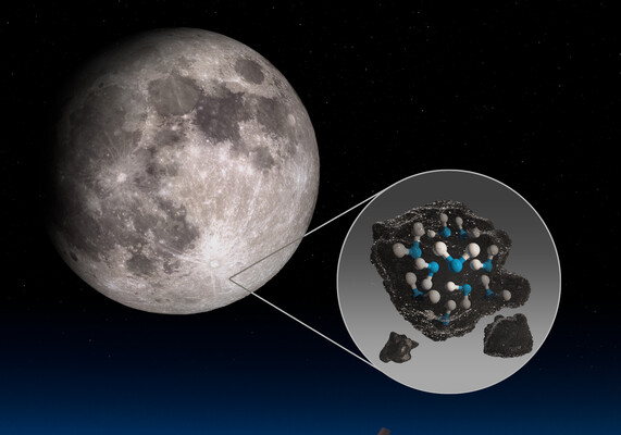 NASA нашла воду на Луне