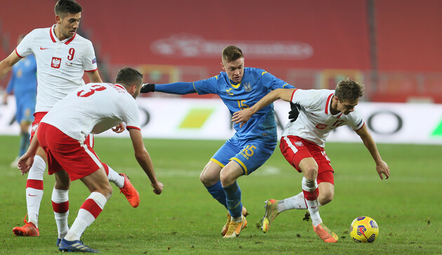 Сборная Украины уступила Польше в товарищеском матче