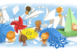Google посвятил дудл Всемирному дню ребенка