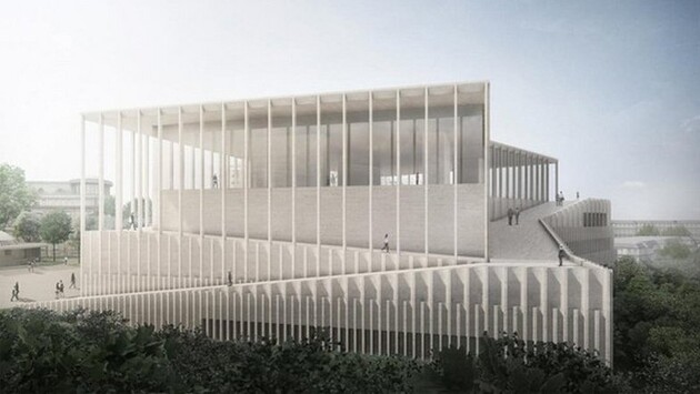 Известно, что Мемориал Героев Небесной Сотни и музей Революции Достоинства, как его часть, победил в открытом архитектурном конкурсе в 2017 году.