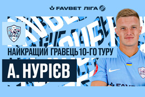 Названо найкращого гравця 10-го туру української Прем'єр-ліги 