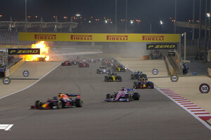 Гран-при Формулы-1 был прерван из-за жуткой аварии