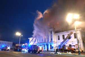 Пожар в полтавском кинотеатре локализовали – спасатели