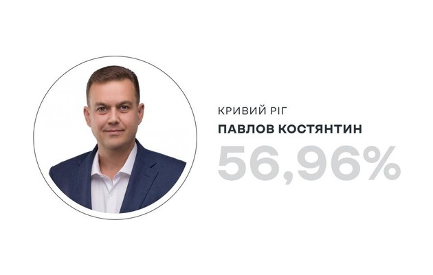 ЦИК официально объявила Павлова из «ОПЗЖ» победителем выборов мэра Кривого Рога