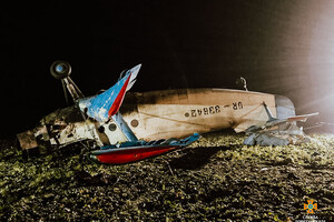 На Тернопільщині розбився літак Ан-2: фоторепортаж 