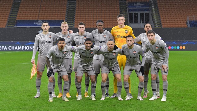 "Шахтар" розташувався на 17-му рядку