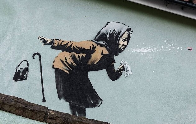 У Бристолі з'явилося нове графіті Бенксі 