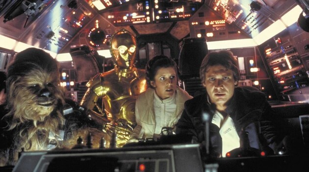 У мережі опублікували архівне відео зі зйомок "Зоряних воєн"