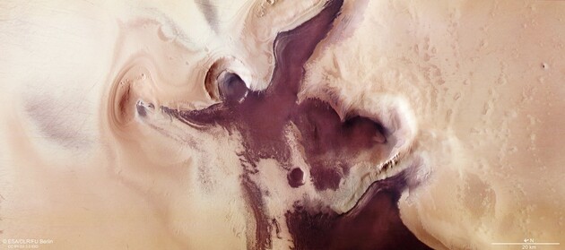 ESA показало знімок «ангела» на Марсі 