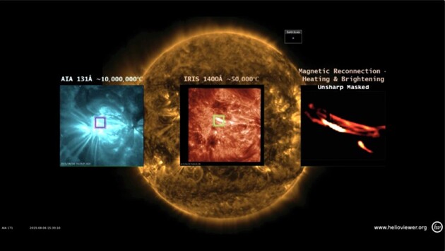 Астрономы заметили «нановспышки» на Солнце