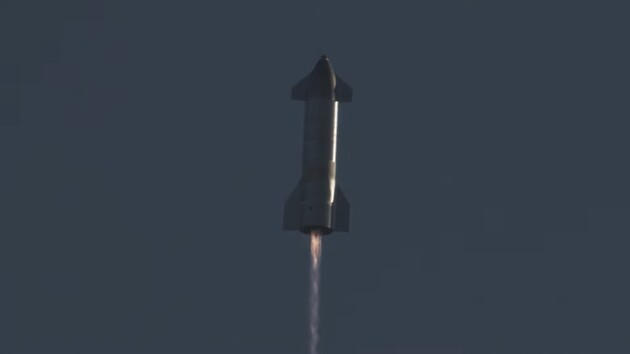 Прототип Starship поднялся на высоту 12 километров