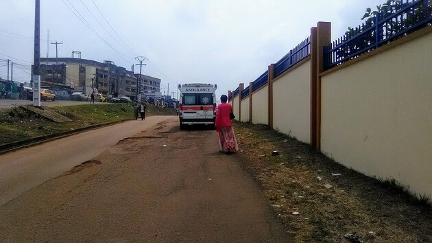 Пассажирский автобус столкнулся с грузовиком