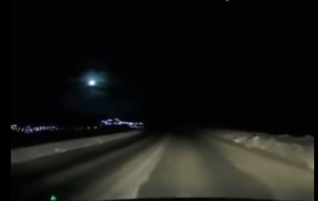 Метеорит згорів в небі над Камчаткою