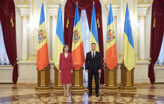Зеленский во время встречи с Санду: стратегическая цель Украины и Молдовы совпадают - это членство в ЕС 