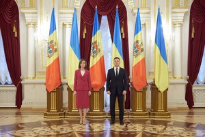 Зеленський під час зустрічі з Санду: стратегічна мета України та Молдови співпадають – це членство в ЄС