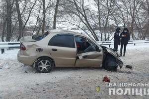 В ДТП с участием тягача на Харьковщине погибли две женщины: фоторепортаж