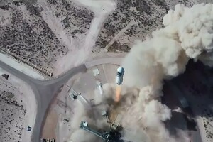Пассажирская капсула New Shepard успешно совершила тестовый полет в космос