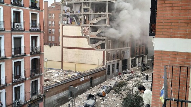 Взрыв прогремел в центре Мадрида