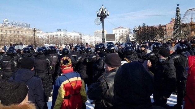 В разных городах России проходят акции в поддержку Навального - онлайн 