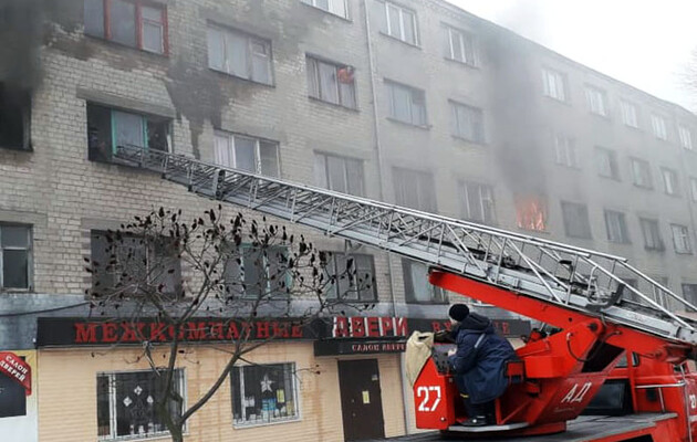 В Днепропетровской области произошел пожар в общежитии