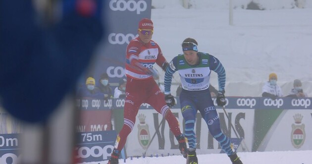 Российский лыжник заработал дисквалификацию за нападение на соперника во время гонки