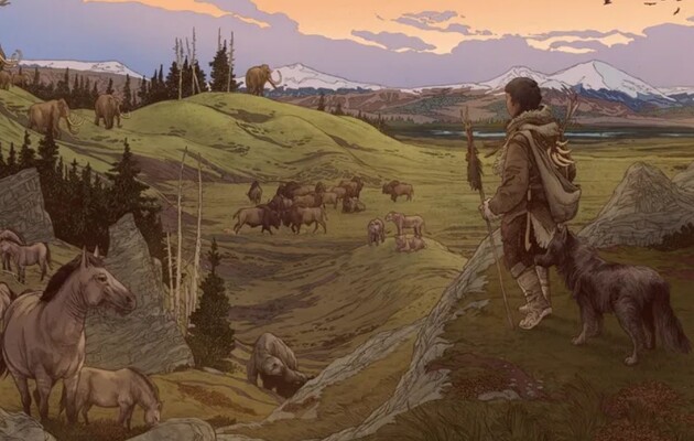 Стародавні люди прибули в Америку з собаками