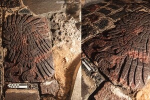 Археологи нашли в Мексике барельеф с ацтекским «золотым орлом» 