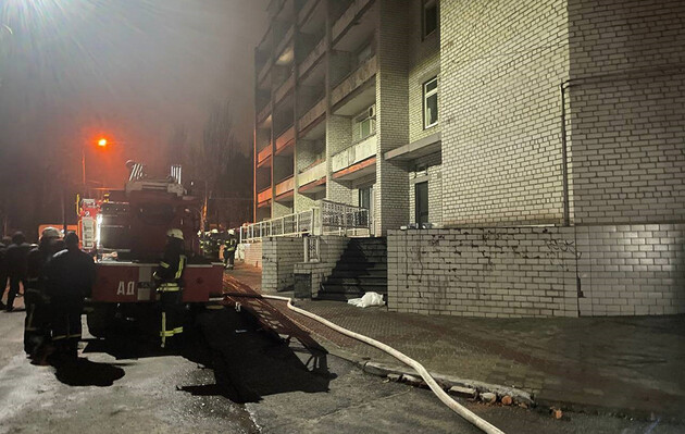 Полиция расследует обстоятельства пожара в запорожской больнице