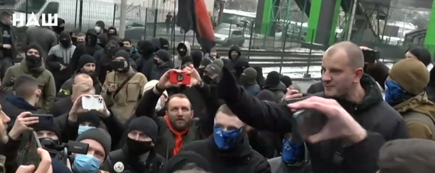 В полиции назвали число задержанных на протестах под телеканалом Мураева 