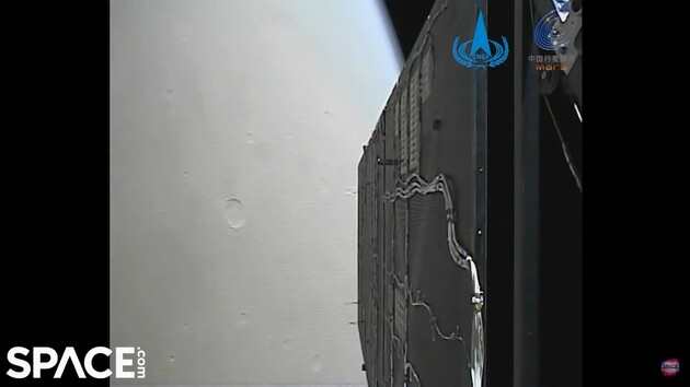 Китайський апарат показав, як виходив на орбіту Марса