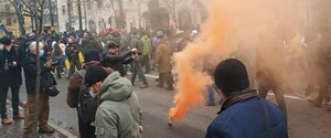 В Киеве мирно завершилась акция протеста против приговора Стерненко