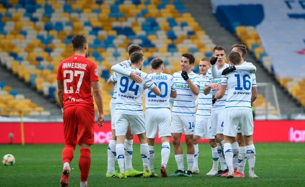 "Динамо" забило три голи в другому таймі