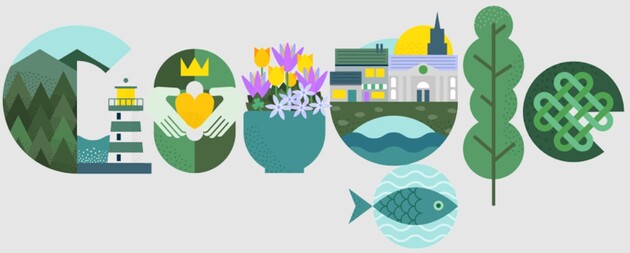 Google представив дудл на честь Дня святого Патріка