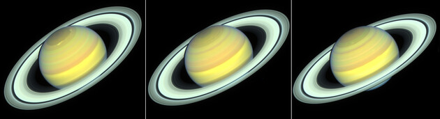 «Хаббл» показал смену времен года на Сатурне