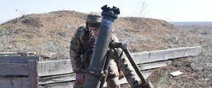 Мінометники ЗСУ провели навчання в зоні ООС: фоторепортаж 