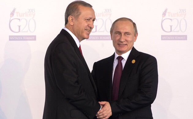 Путін зідзвонився з Ердоганом перед приїздом Зеленського
