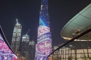Портрет Гагаріна з'явився на найвищій вежі світу в ОАЕ 