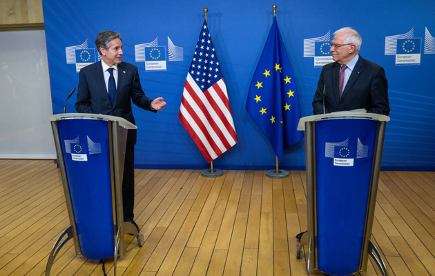  Держсекретар США і голова дипломатії ЄС обговорили Україну