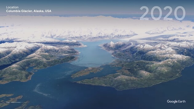Google запропонувала подивитися, як змінилася Земля за 37 років 