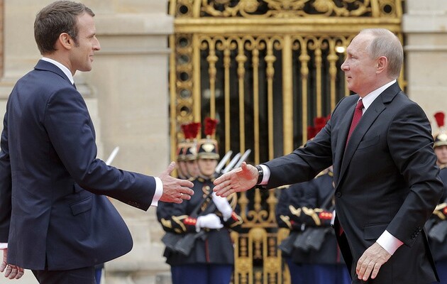 Президент Франции планирует обсудить с Путиным вопрос Украины