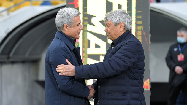 Каштру и Луческу дали интервью телеканалам "Футбол"