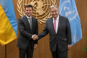 Зеленський обговорив з генеральним секретарем ООН деокупацію Криму 