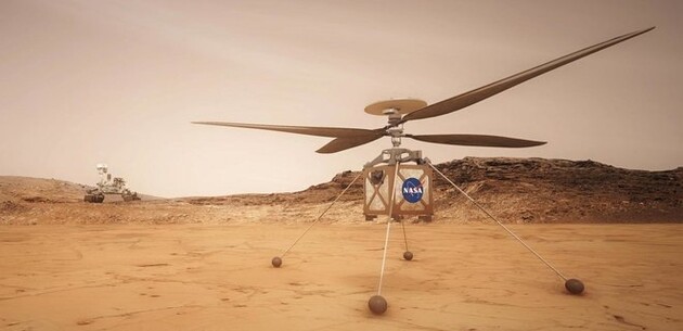 Вертоліт-дрон Ingenuity не зміг піднятися з поверхні Марса - NASA 