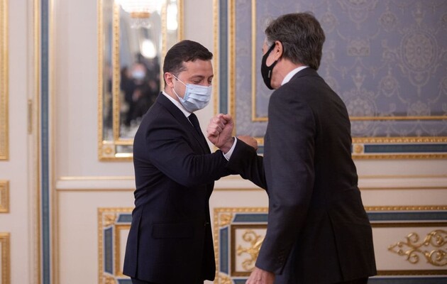 В Киеве началась встреча Зеленского и Блинкена 